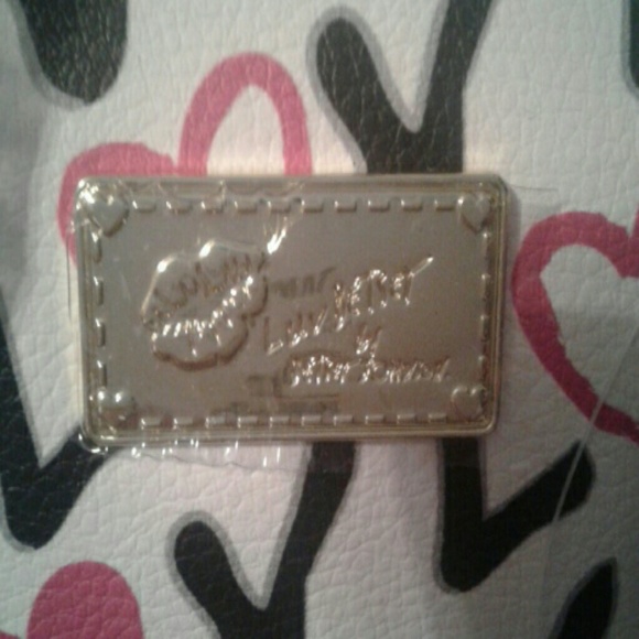 Betsey Johnson Love Pink Mini Satchel NWT - Picture 6 of 6